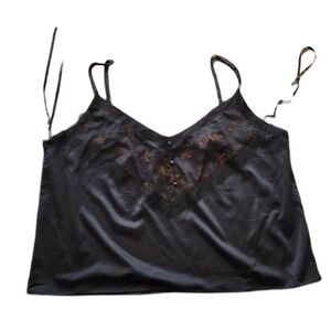 NWT Jessica Simpson‎ Black Camisole Top Women's Size Plus 3X.